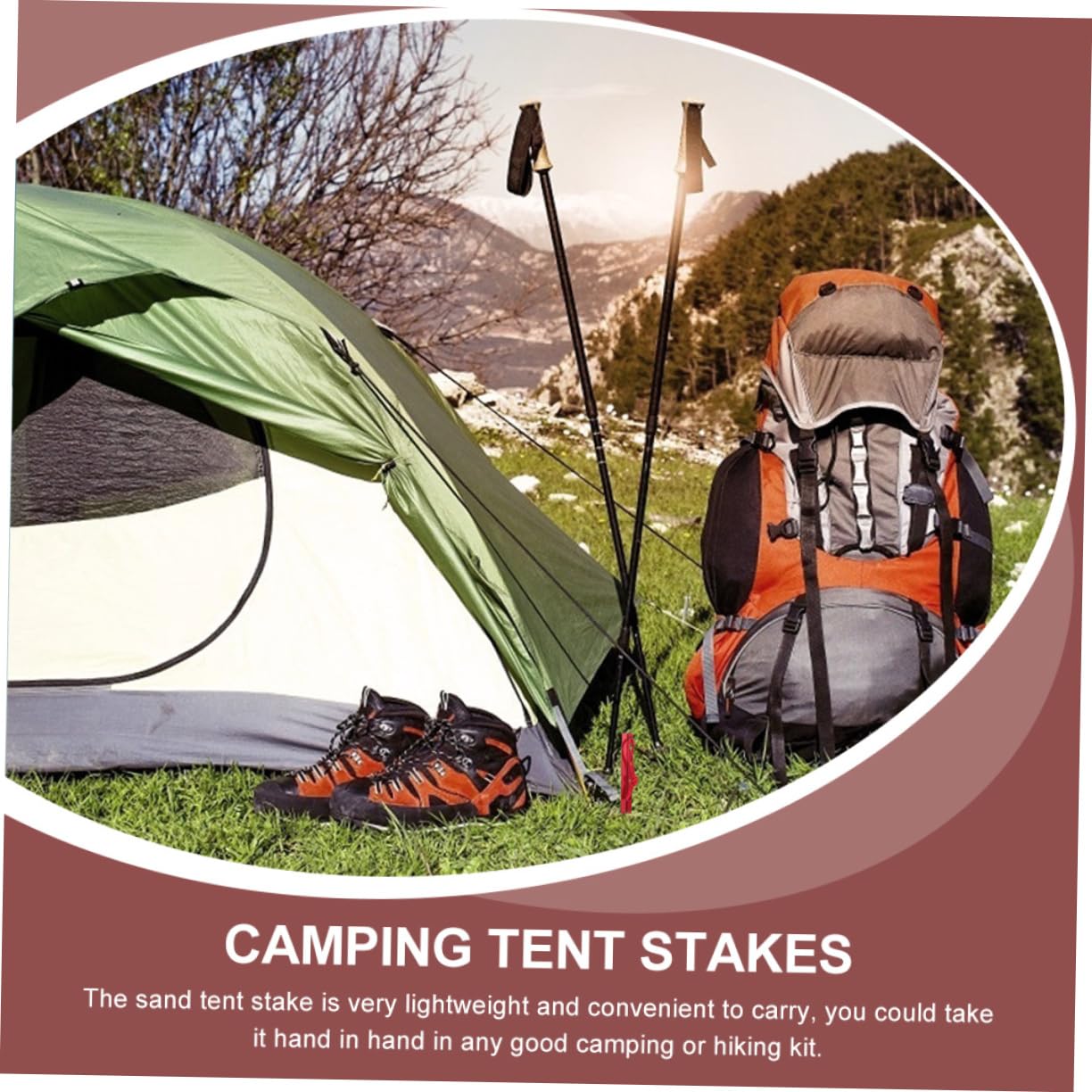 pièces piquets de tente en alliage d'aluminium poutre en Y dentelure saillante équipement de camping accessoires de camping clous piquets de tente piquets de sol de tente robustes voyage corde à ven