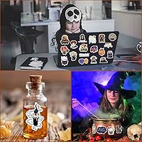 Vista 6 de Calcomanías de Hocus Pocus, 100 unidades de mercancía Hocus Pocus, calcomanías de bruja Hocos Pocos, calcomanías de Hocus Pocus, calcomanías