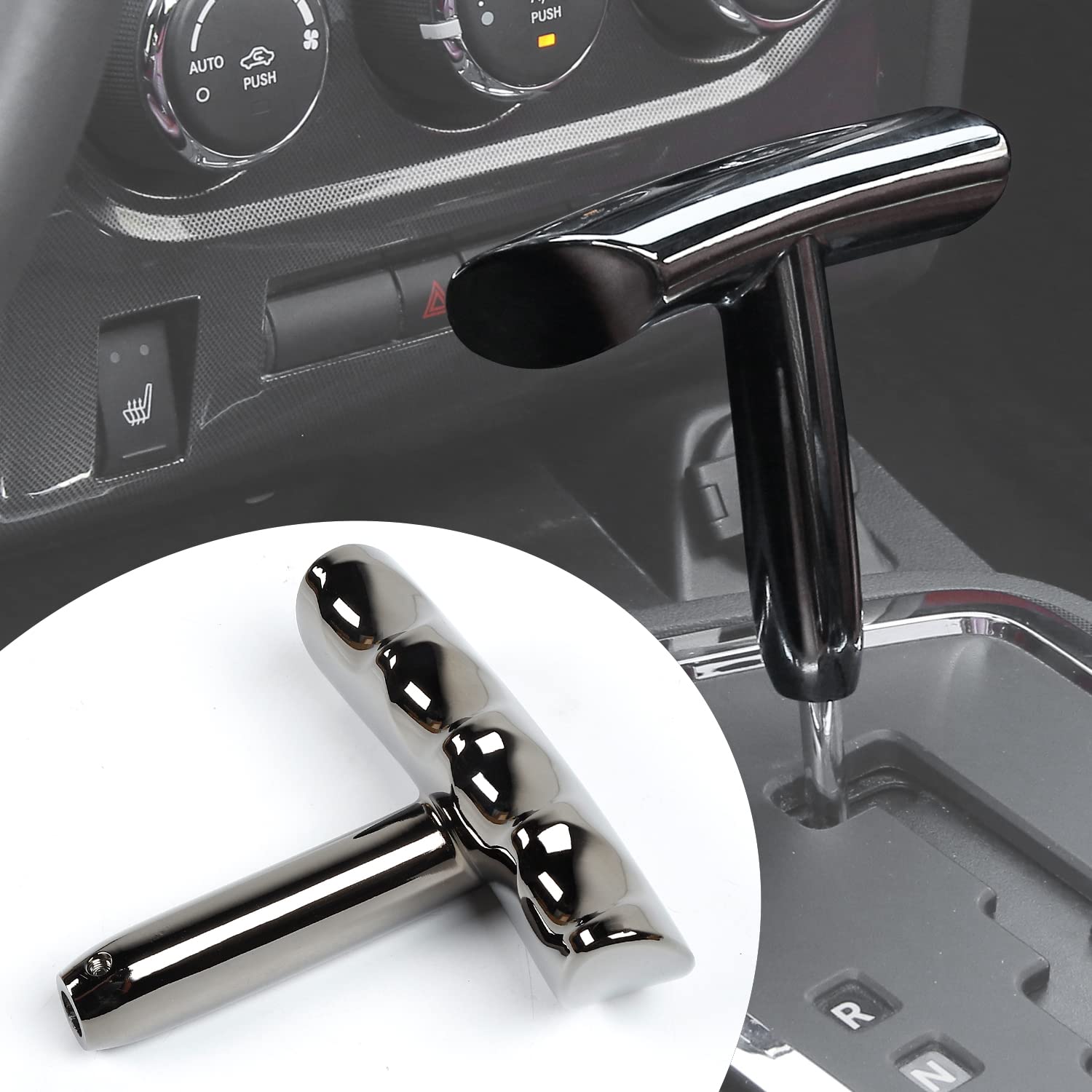 Buy CheroCar THandle Metal Gear Shift Knob Handle for Jeep Dodge