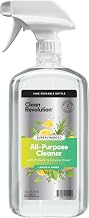 Clean Revolution SuperCharged Multi Surface Cleaner Refill Supply, Non-Toxic, Eco-Friendly & Plant-Based, Ready to Use, Lemon & Herbs, 18 oz (Pack of 1)