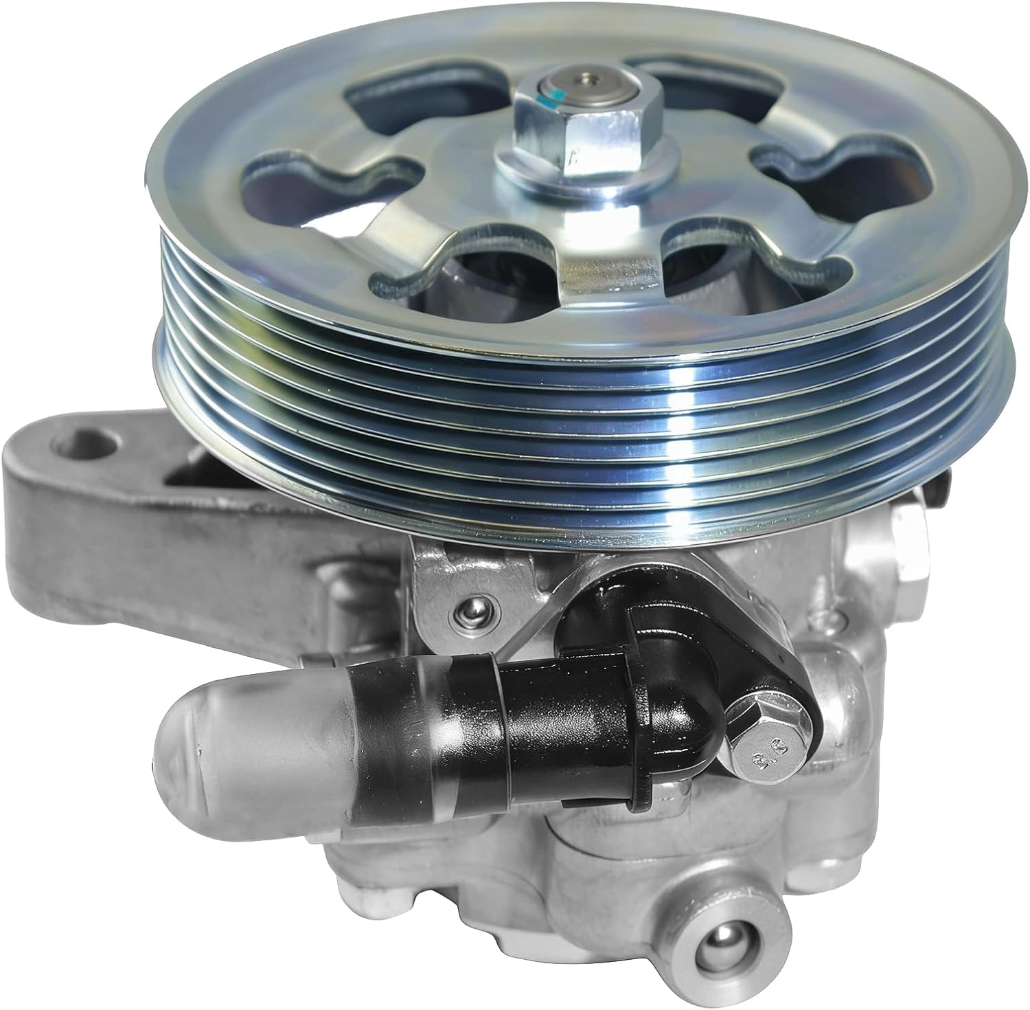 21-5341 Power Steering Pump with Pulley Compatible with Honda Accord L4 2.4L 2003-2007, Replace# 96-5341 5776N 56110RAAA01