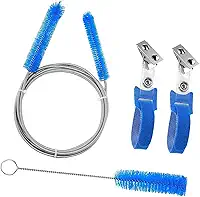 2 peças Pincel de limpeza de tubo CPAP, prática, alta eficiência com 2PCS Fixing Clip Strap