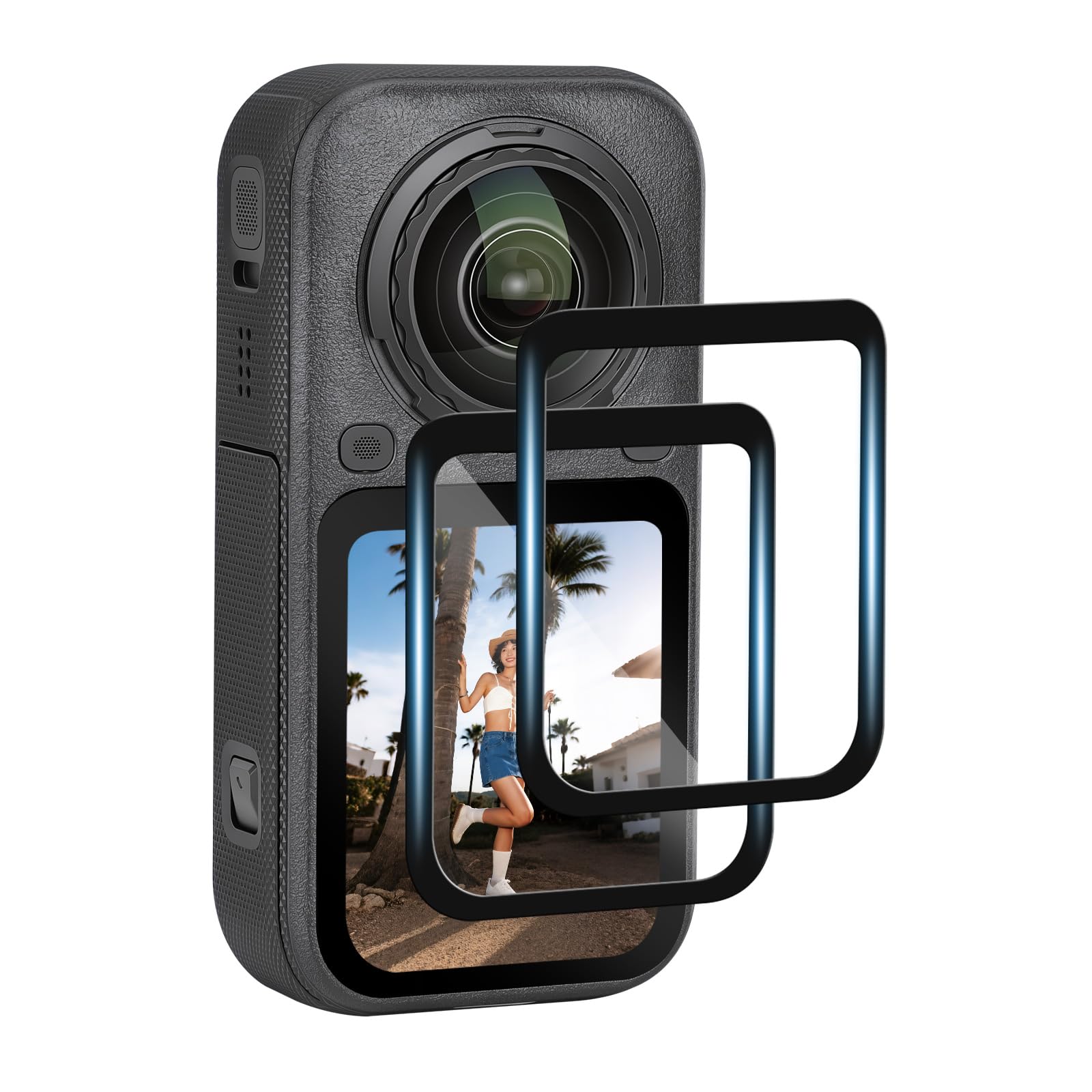 AMAZEAR Advanced Cooling Screen Protector for Insta360 X6 Accessories