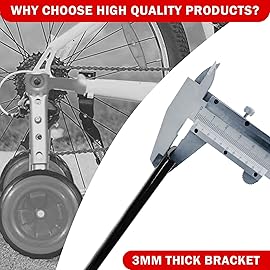 HAWENS Kids Bike Training Wheels - Universal Stabilizer Kit for 12-20 Inch Bicycles