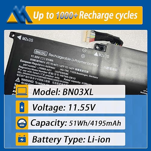 Miniatura 8 de SD06XL - Batería de repuesto para portátil HP Omen 15-EK 15-EN 15-EK0000 15-EK0009TX 15-EK0019NR 15-EK0008CA 15-EK0013DX 15-EK0071NG Series