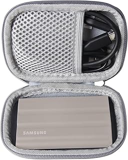 M.G.R.J® Portable Carrying Case Cover for Samsung T9 / T7 Shield Portable SSD, USB 3.2 Gen2 External Solid State Drive 500 Price In India