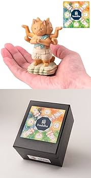 きたむら工房　ネコ置き物　阿吽 きたむら工房 ネコ置き物 阿吽 彫刻・オブジェ