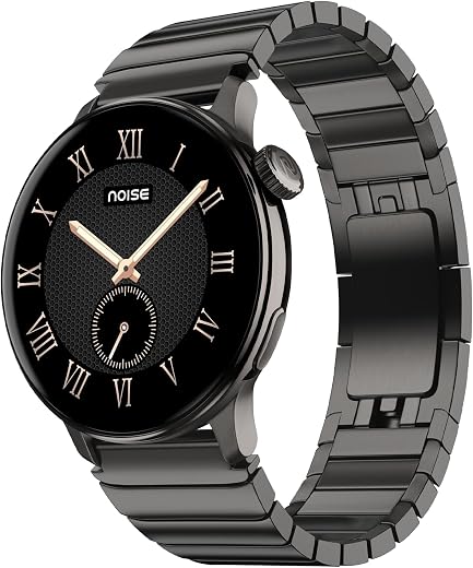 Noise Pro 6R 1.46" AMOLED Smart Watch, 1000 NITS, Powered by AI Pro, Built-in GPS, Strava Integration, Stainless Steel Dia...