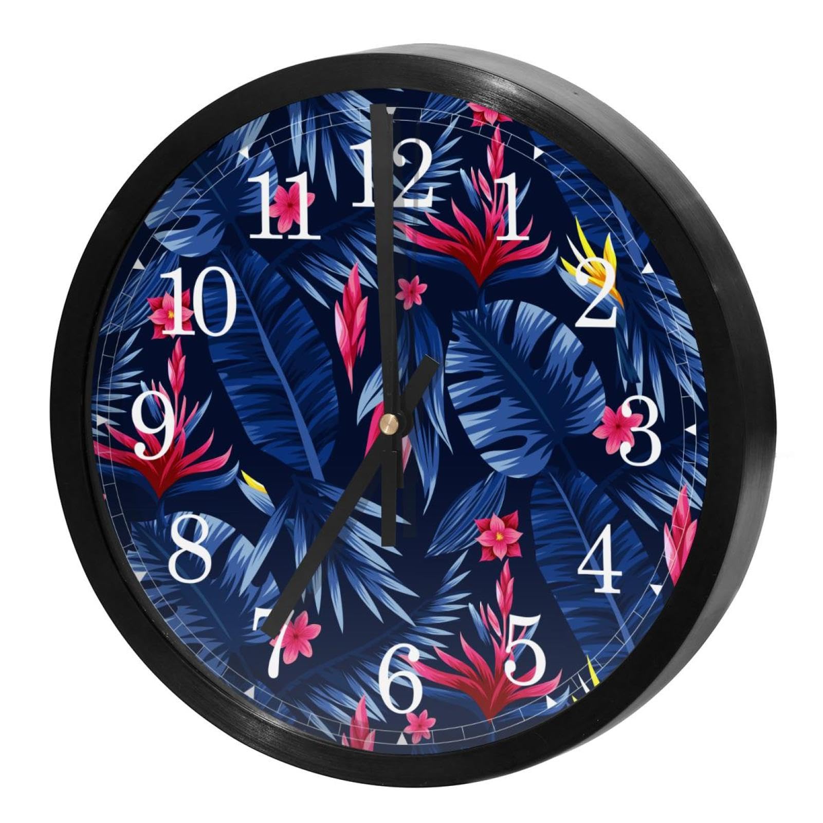 Horloge murale silencieuse sans tic-tac avec mécanisme à quartz précis pour chambre