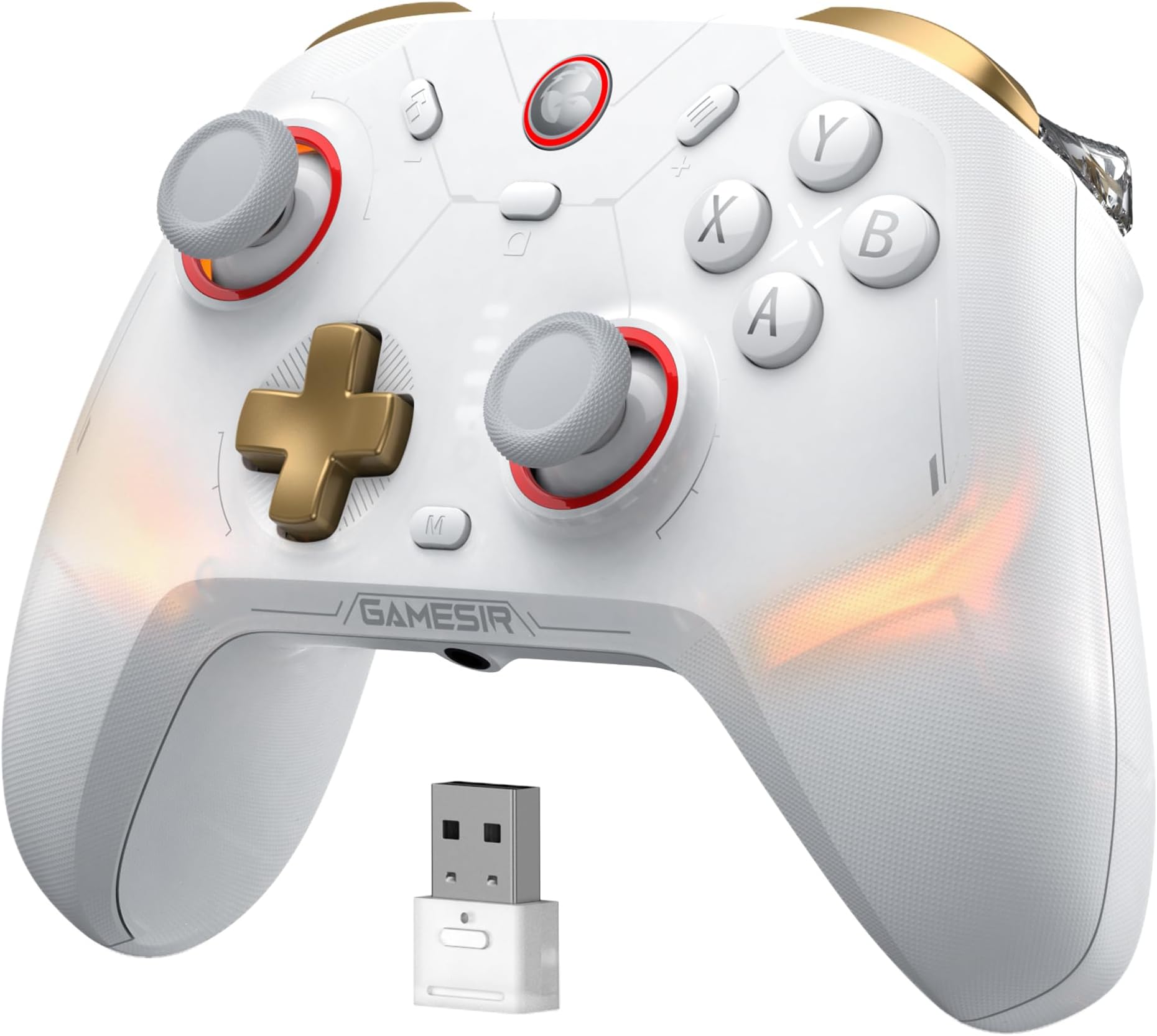 GameSir Cyclone2 TMR Controller 1000HZ Polling Rate Gamepad with Hall Trigger/Micro Trigger Controller PC 5 Million High-Durability Micro Buttons Software Adjustable Rear Button 6-Axis Gyro Gaming