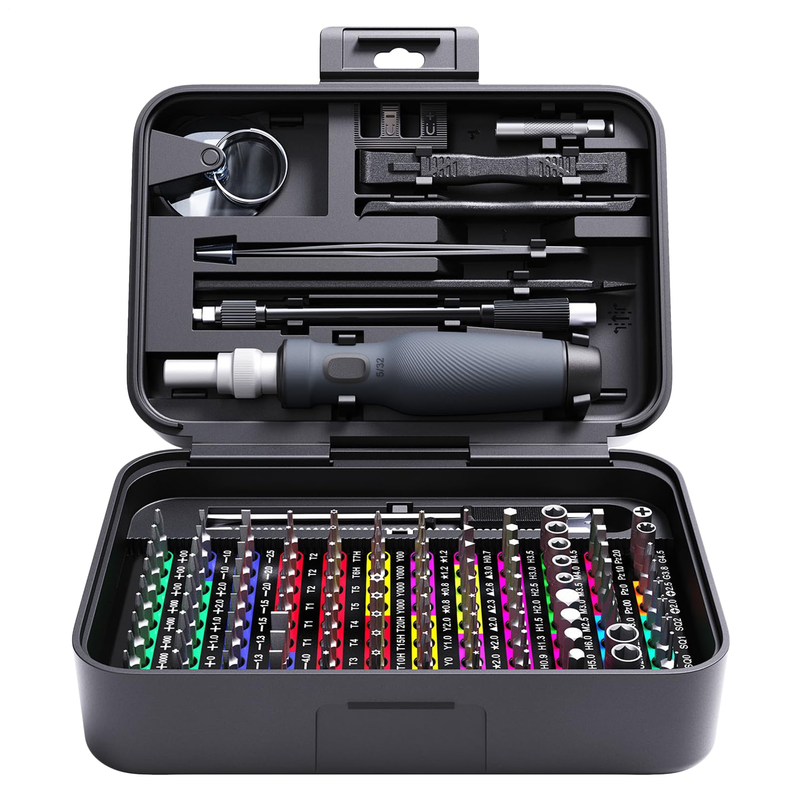 Zestaw Śrubokrętów Antypoślizgowa Obrotowa Nasadka 360°
