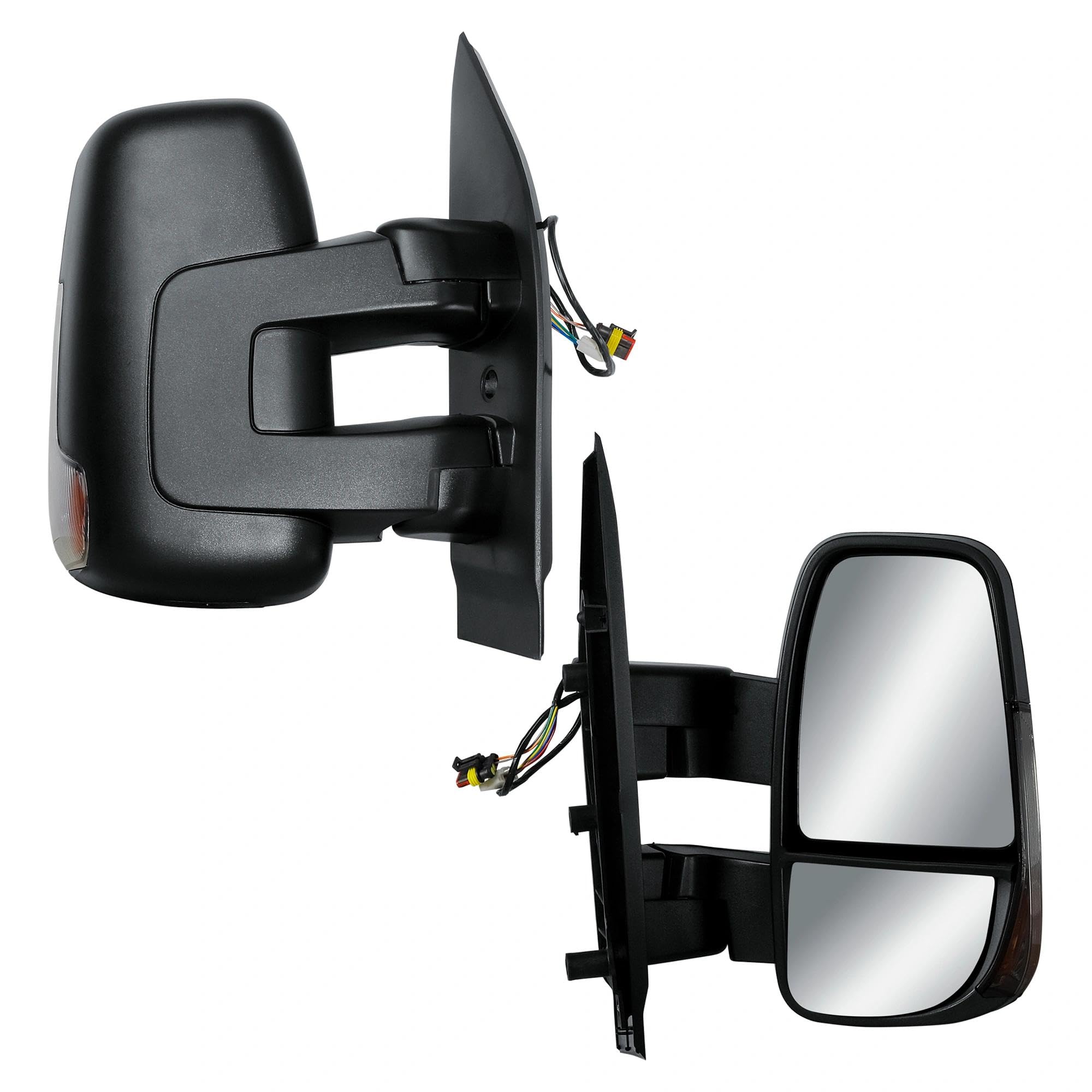 Rétroviseur extérieur gris droit côté passager, électrique et chauffant avec clignotant, pour IVECO Daily LKW 2014-2024