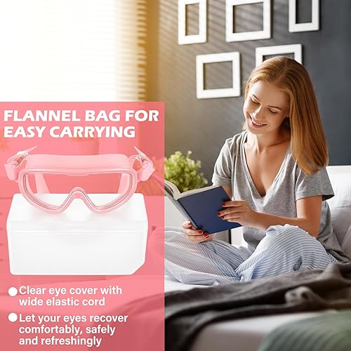 Miniatura 6 de Lash Goggles for Shower Eyelash Eyebrow Protector Reusable Eyelash Extension Sleep Protector for Bath Steam Pool