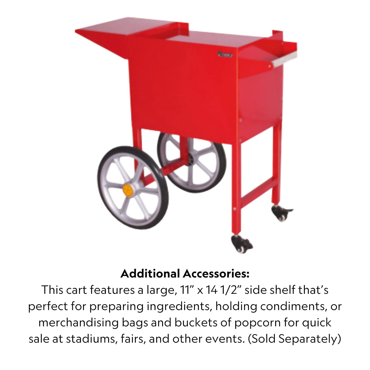 FSE PCM-8L 30' Popcorn Machine,8 oz. Capacity, 3-Switch Operation, Red Top