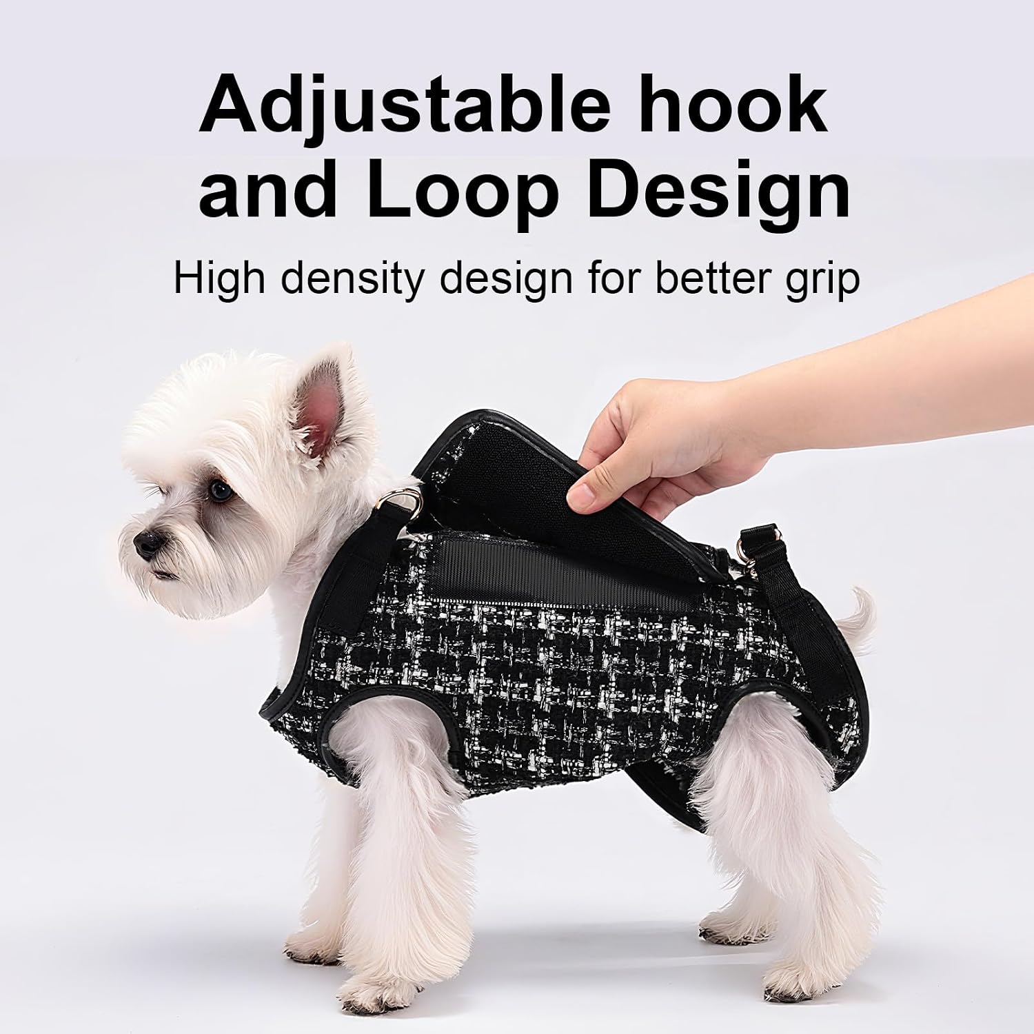 Wakytu Dog Lift Harness Dog Carrier Sling for Small Dogs & Cats,S image 5