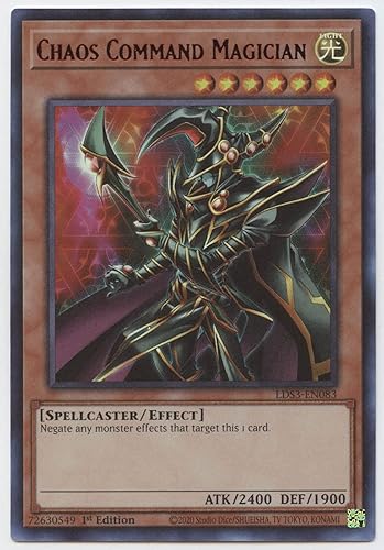 Mago del Comando del Caos (Rojo) - LDS3-EN083 - Ultra Raro - 1ª Edición