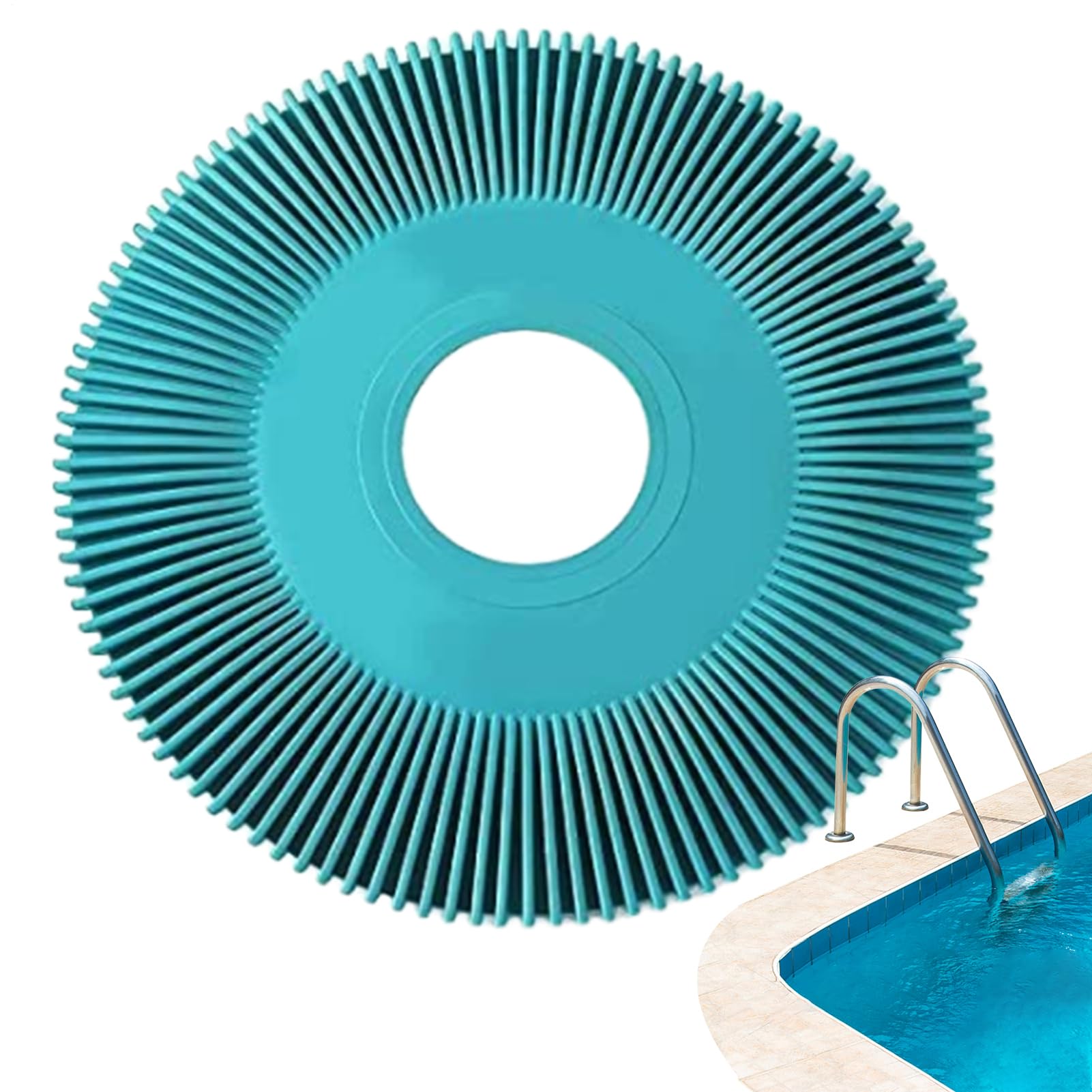Reemplazo De Sello Plisado, Limpiador De Piscinas Plisado,Anillo plisado con sello de goma plegable estable | Sello de vacío de repuesto para limpiador de piscinas, multifuncional, de fácil instalació