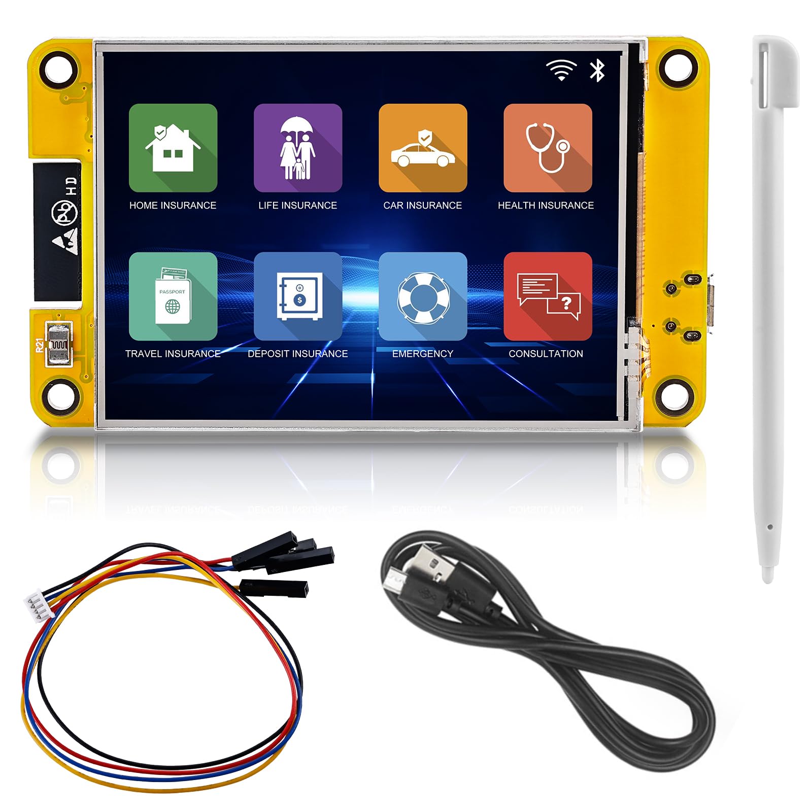 Vegena ESP32 wyświetlacz 2,8 cala, ekran dotykowy TFT kompatybilny z WiFi 240 x 320 WiFi + moduł Bluetooth, panel rozwojowy, moduł TFT z Arduino/LVGL