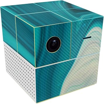 Carbon Fiber Gaming Skin Compatible with Nex Playground - Aqua Swirl - Premium 3M Vinyl Protective Wrap Decal Cover - Easy to Apply | Crafted in the USA by MightySkins