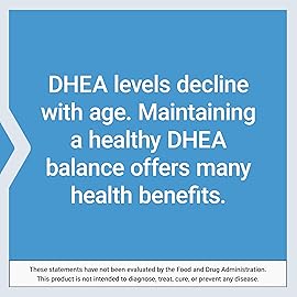 Life Extension DHEA 100 Mg Vegetarian Capsules, 60 Count