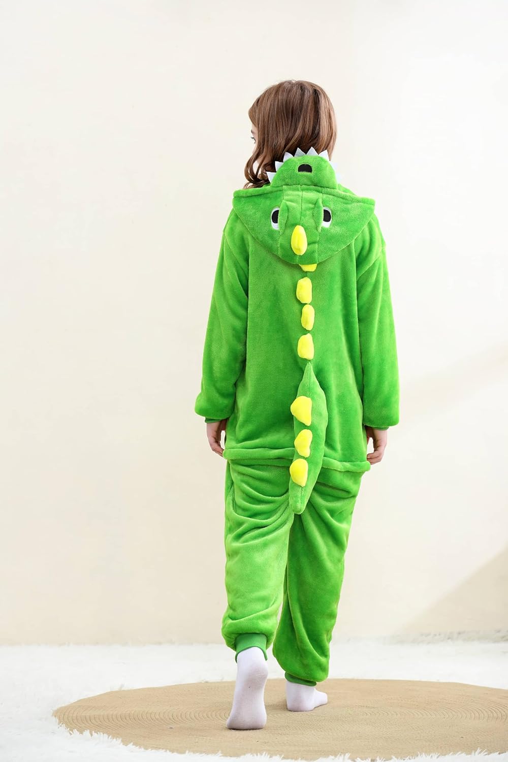 Unisex Kids Onesie, Flannel Cosplay Animal Costume Halloween Onesie Pajamas Home Clothing - Image 4