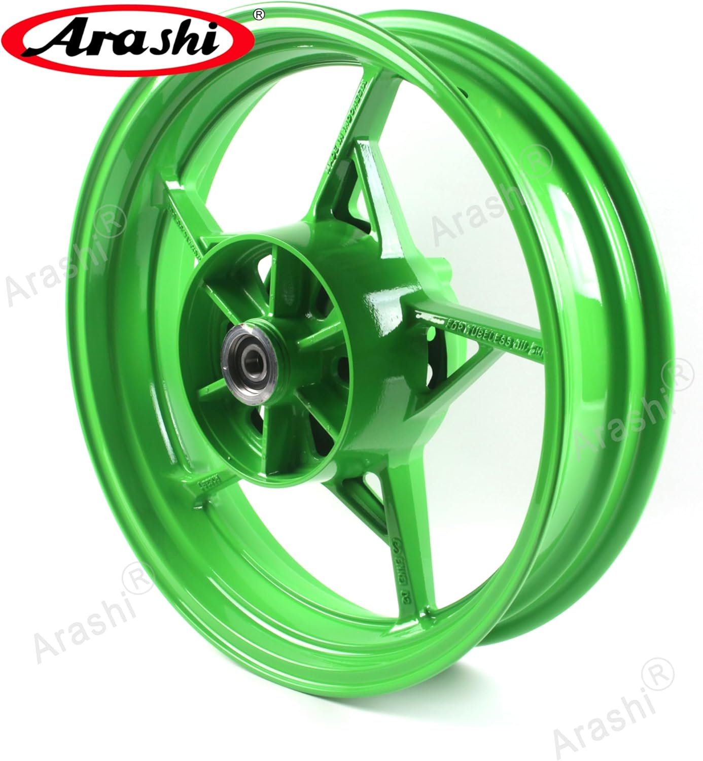 Arashi Rear Wheel Rim for Kawasaki Z900 2017-2025 ABS include, Z900 SE 2022-2025, Motorcycle Replacement Accessories Parts Green