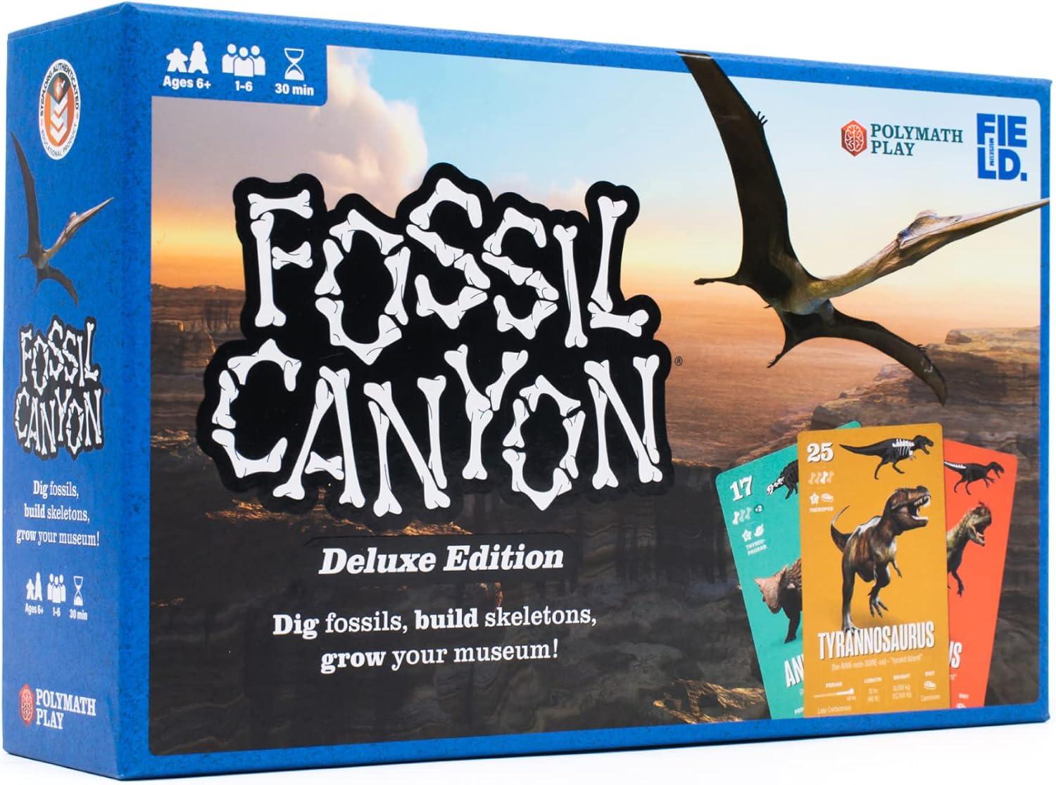 Fossil Canyon Deluxe Edition Dinosaur Paleontology Family