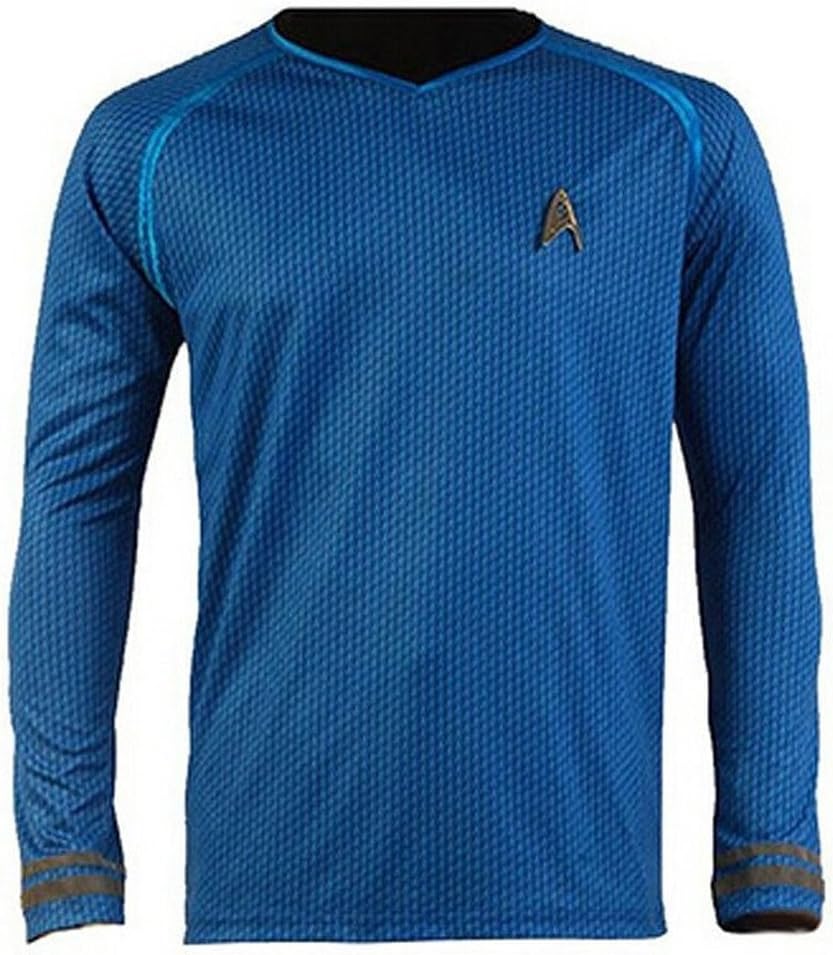 Cosparts Into Darkness Spock Blue Man's Uniform T-Shirt