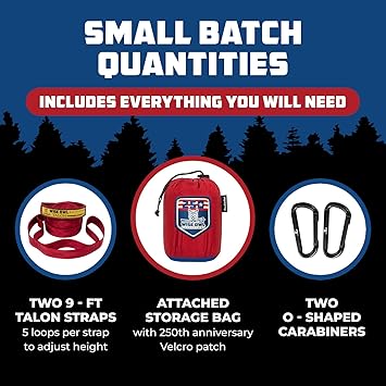 Wise Owl Outfitters Camping Hammock up to 500lbs Portable Hammock with Tree Straps - Travel, Backpacking, Hiking, Outdoors Camping Gear - Single or Double