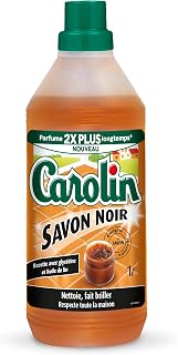Carolin Nettoyant Sols Perfume Boost Savon noir 1L