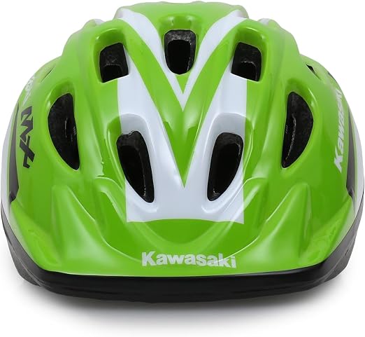 Kawasaki Casco Kids Verde 52-56 cm : Abbigliamento
