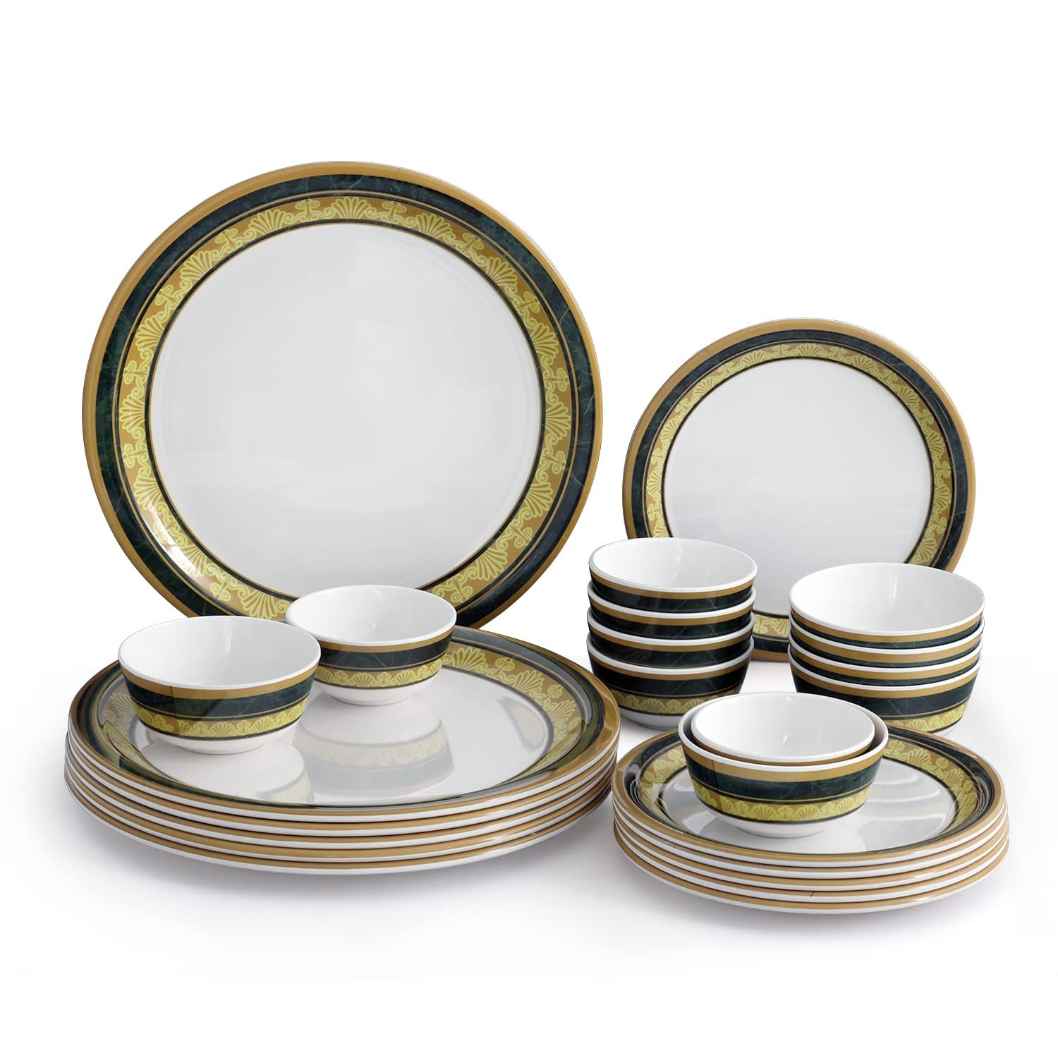 SUPERWARE Food Grade Melamine Dinner Set Majestic (24 pcs