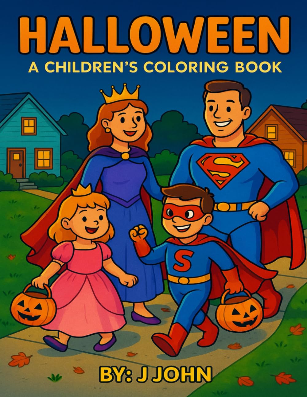 Halloween: A children's coloring book. (Holidays! Children's coloring books.)