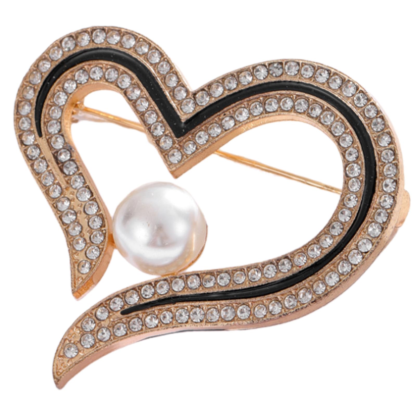 FAIRYGATE Rhinestone Brooch Clothing Jewellery Accessories Fashion Elegant Shiny Crystal Teardrop Brooches Wreath Pendent Lapel Pin，B36 — view 41
