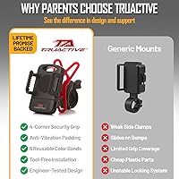 Vista 3 de TruActive Soporte Premium para Teléfono de Bicicleta Soporte Universal para Teléfono Celular para Teléfonos de 4"-7" pulgadas Incluye 6 Bandas