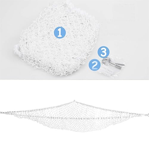 Miniatura 6 de Hamaca de animales de peluche, red de almacenamiento de hamaca de juguete, soporte de red de malla para juguetes de malla gigante, esquina de pared