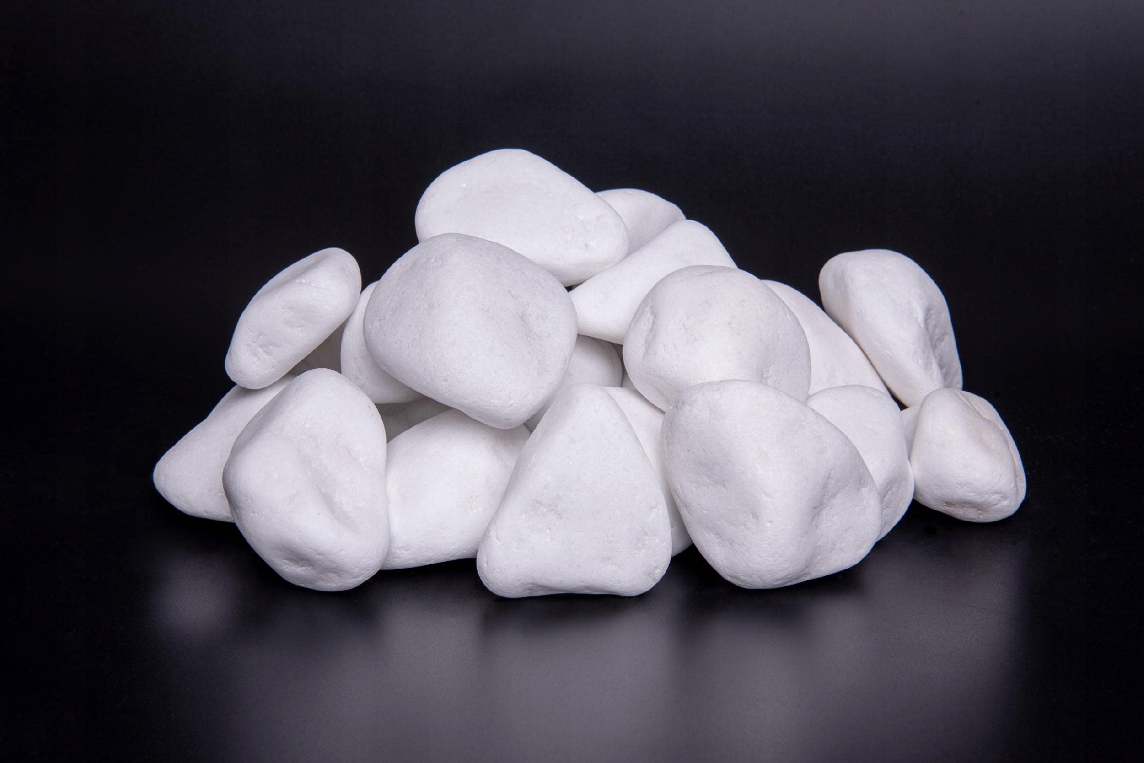 THASSOS BIAŁY OTOCZAK 3-6cm 20kg KAMIEŃ OGRODOWY