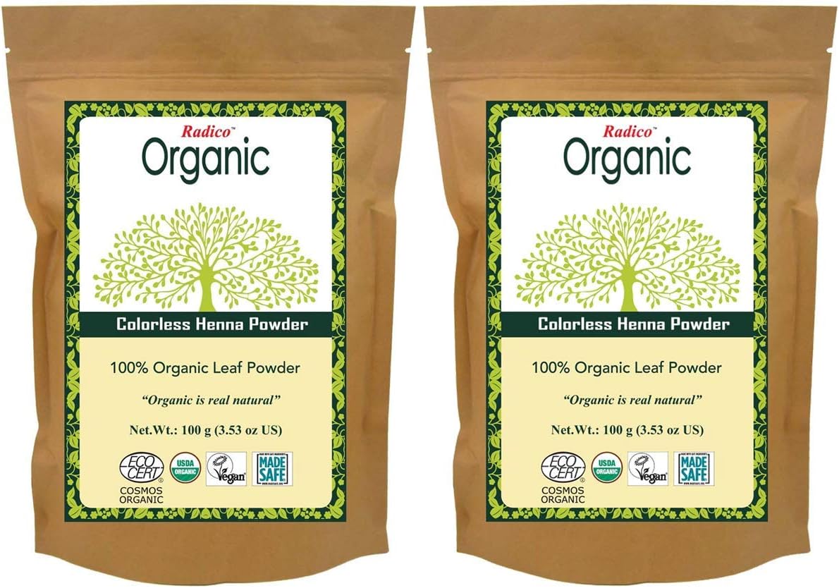 Radico 100% Organic Colorless Henna - Set of 2