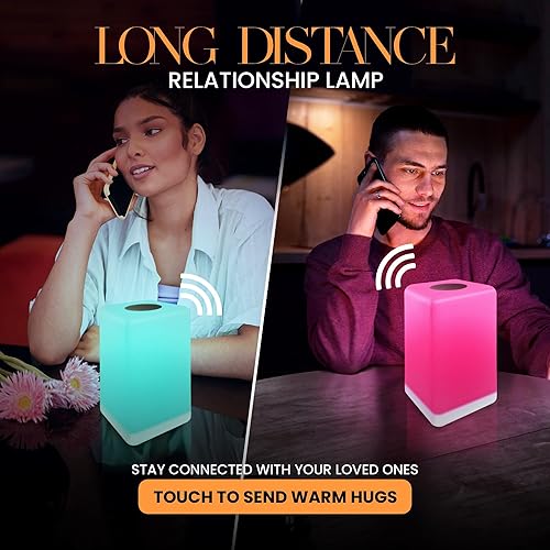 Miniatura 7 de FriendLi Friendship Lamp - Subscription Required Wi-Fi Touch Lamp LED Light for Long-Distance, Connection, Relationship, Friendship, Gift, App