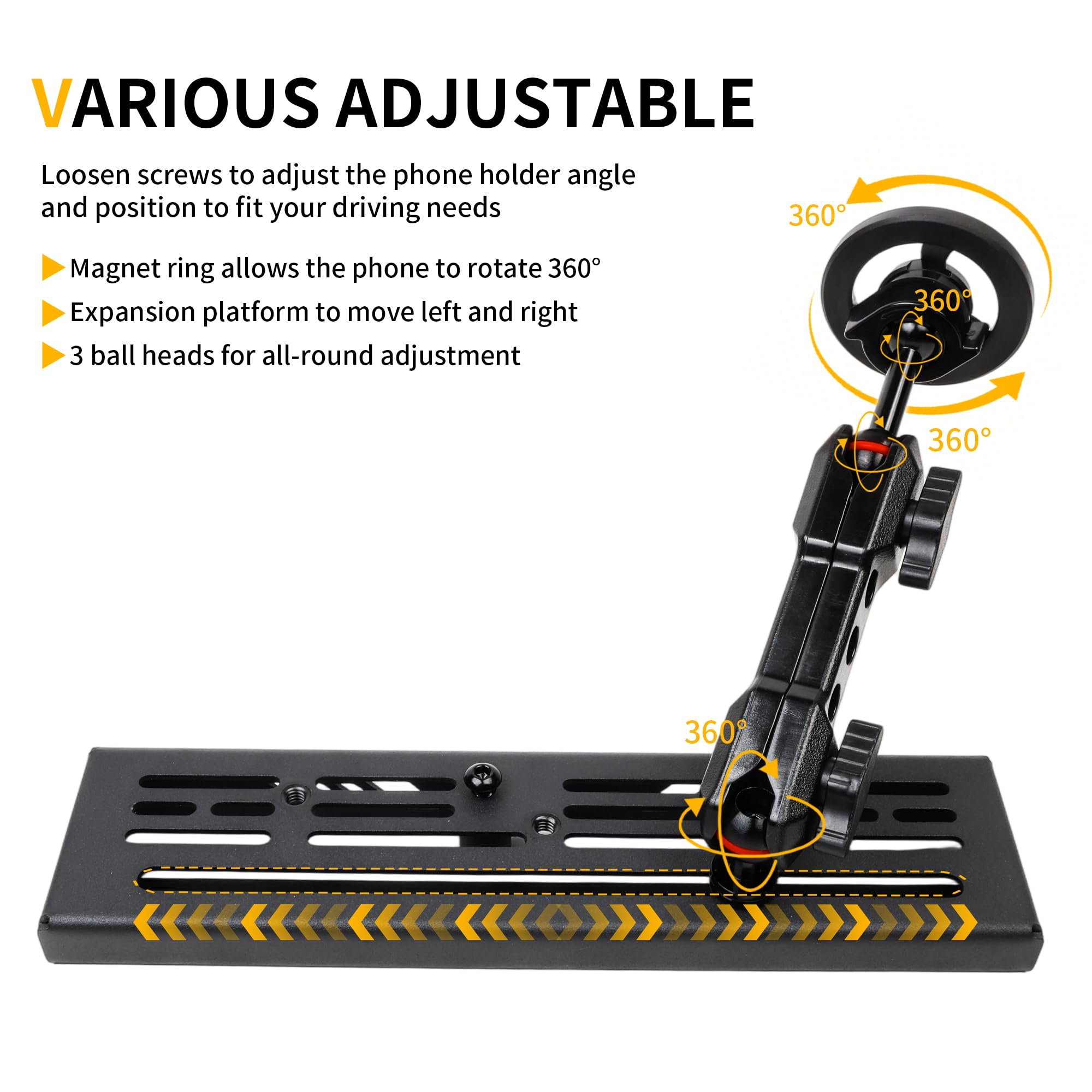 Supporto magnetico per telefono per accessori Ford Bronco 2/4 porte