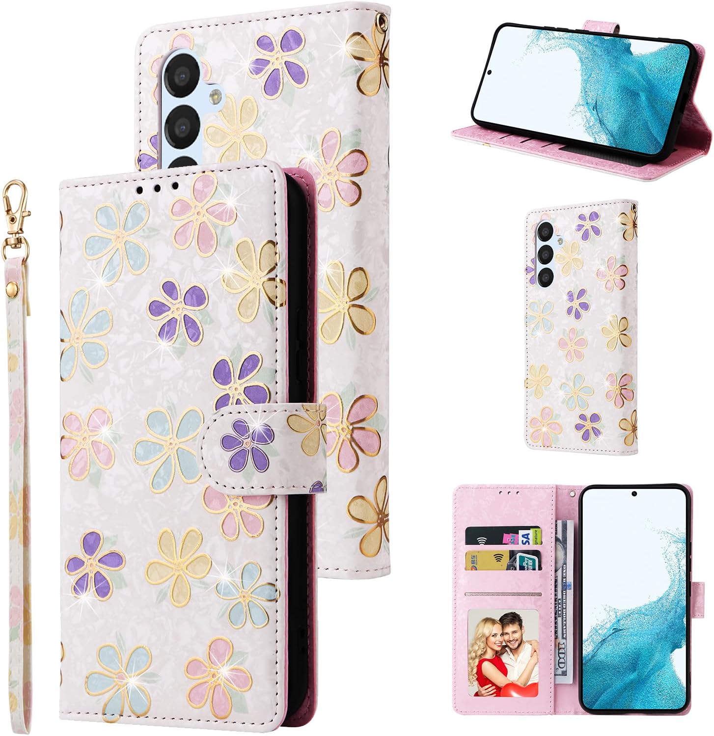 Funda Para Google Pixel 7 5g Con Función Atril, De Piel Sintetica Tipo Cartera Tipo Libro
