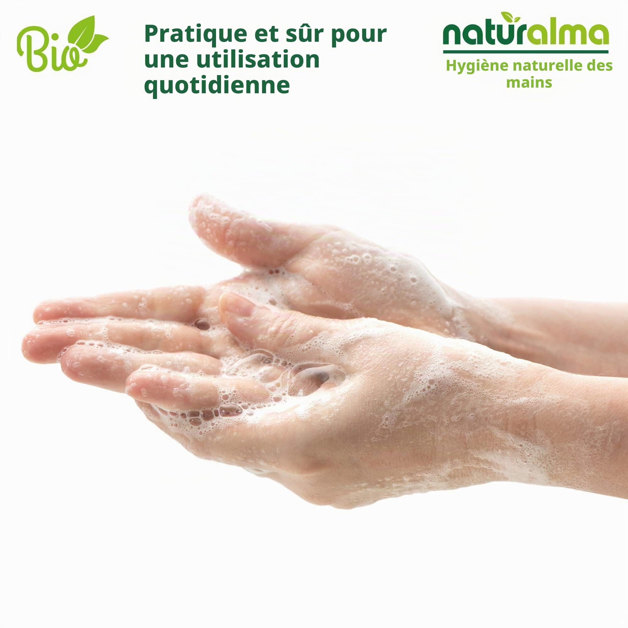 Savon artisanal végétal TEA TREE ET HUILE DE NEEM Bio 2 X 100g Naturalma processus de traitement à basse température végétalien
