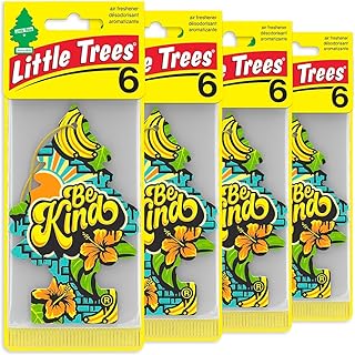 LITTLE TREES 'Be Kind' Hanging Car Air Freshener (24-Pack) - Long-Lasting Auto & Home Scent