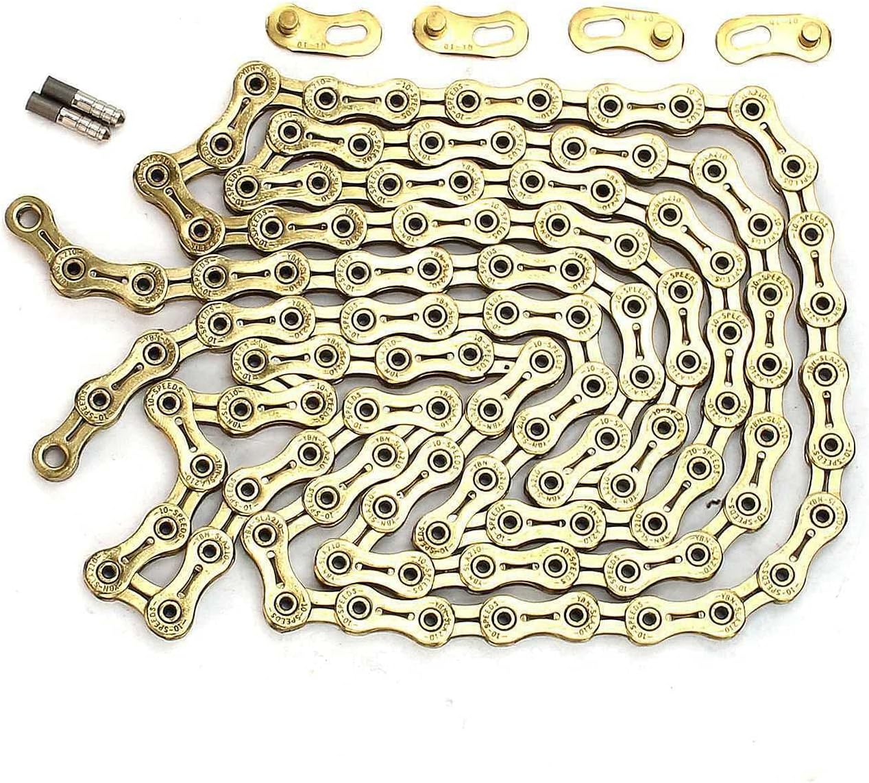 YBN Titanium Chain Compatible with Shimano Sram Campagnolo 10 Speed