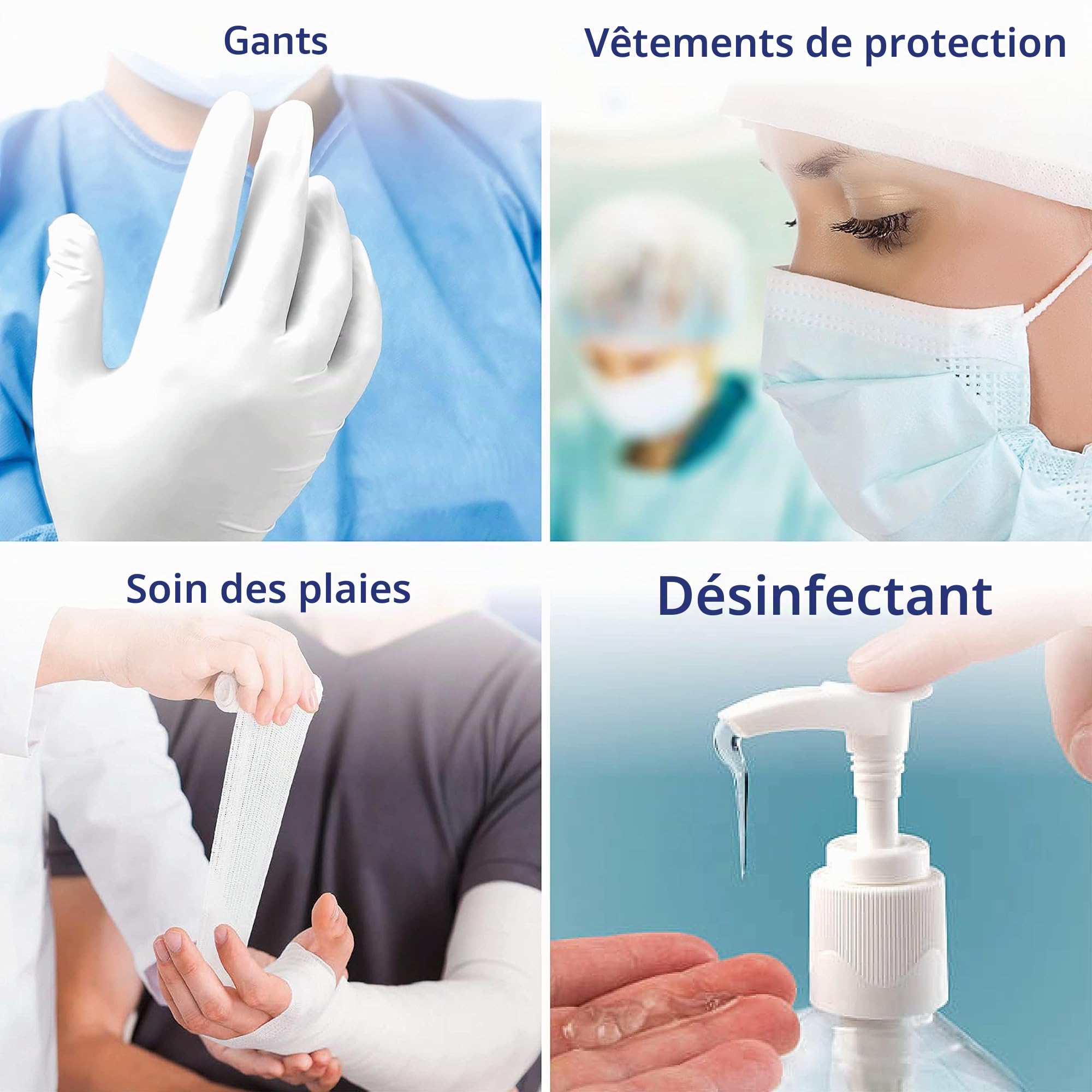 Meditrade Gentle Skin Superior OP Gants chirurgicaux en latex, sans poudre, stériles, jetables – EPI pour chirurgie et examen médical – Naturel – Taille 6,5–50 paires