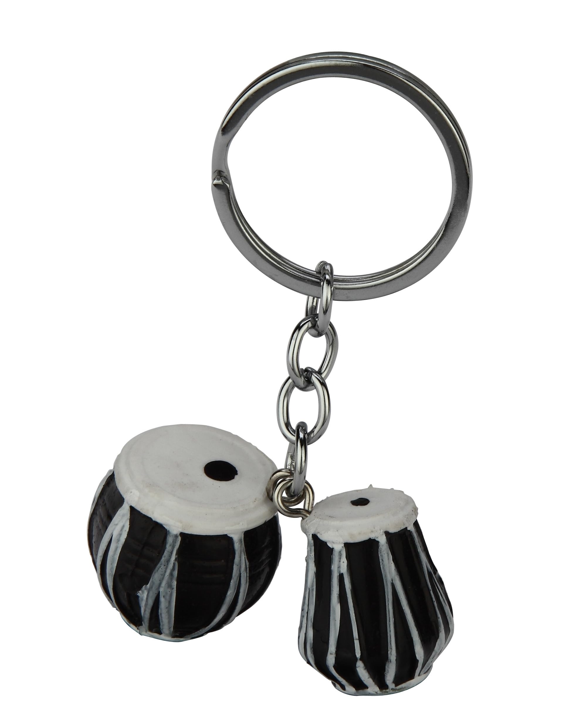 Fine Tabla Figurine Cute Keychain For Men Women Girls Boys Bike Car accessories Home Bedroom Key Organizer Holder Lightweight Keyring Best Birthday Gift-image-4