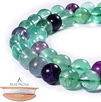 Vista 58 de Cuentas Beadnova redondas de ónix negro de 4 mm, sueltas, para hacer joyas (90-92 piezas)