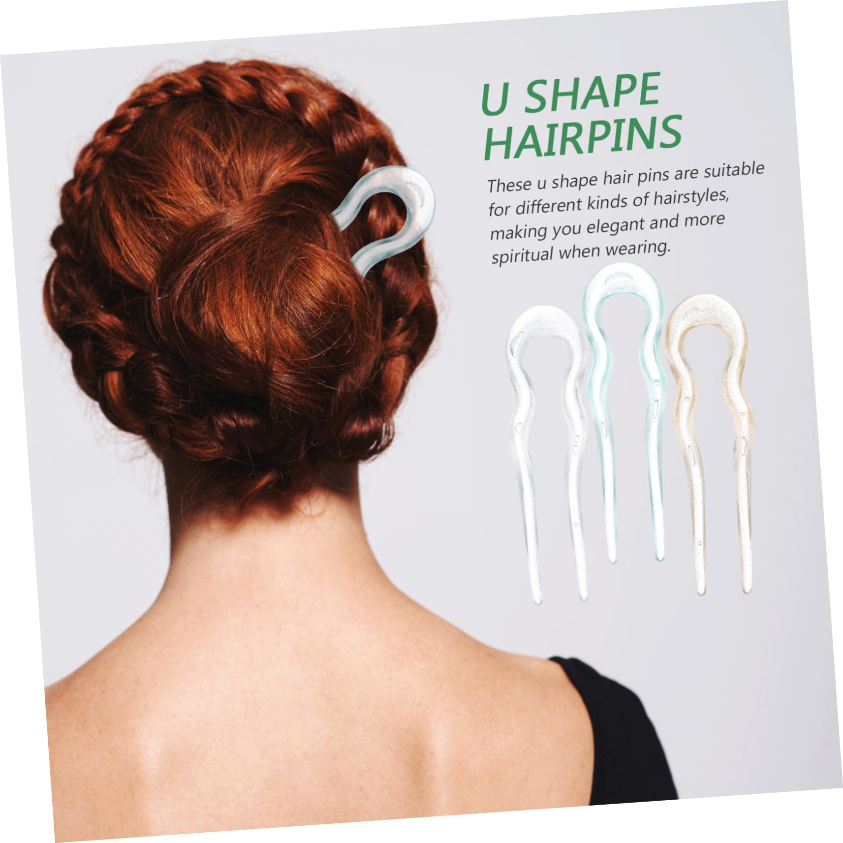 Healeved 15pièces Épingles à Cheveux u Pour Chignons Élégants Accessoires Minimalistes Pour Femmes Et Adolescentes Pour Mariages Et Occasions Spéciales
