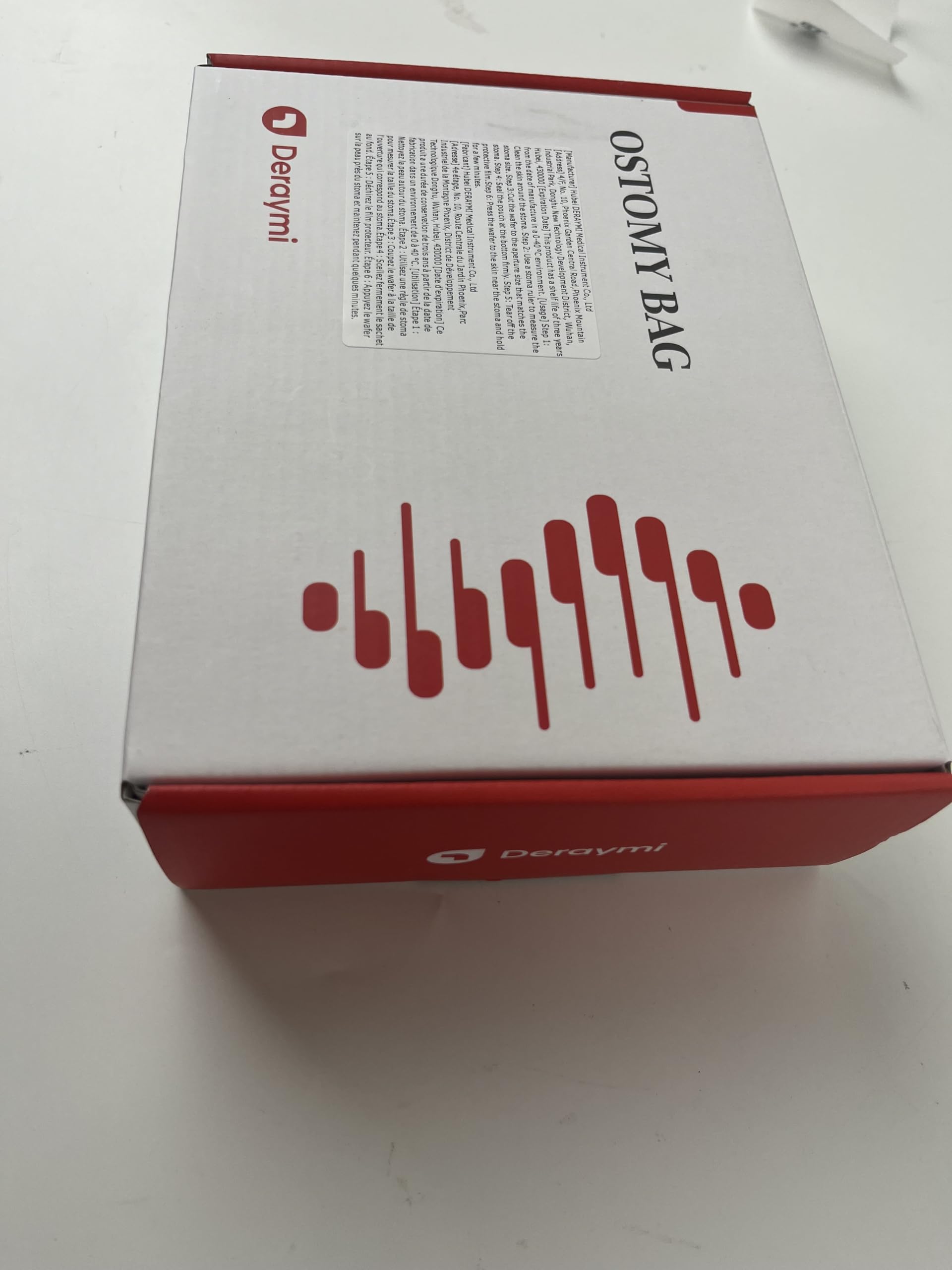 DERAYMI 10 Stück Urostomiebeutel Kolostomiebeutel Stoma Zubehör, 15-45mm Zuschneidbar, Rückflussverhinderung, Einteiliger Stomabeutel mit Ventil für Kolostomie, Ileostomie, Stomapfleg