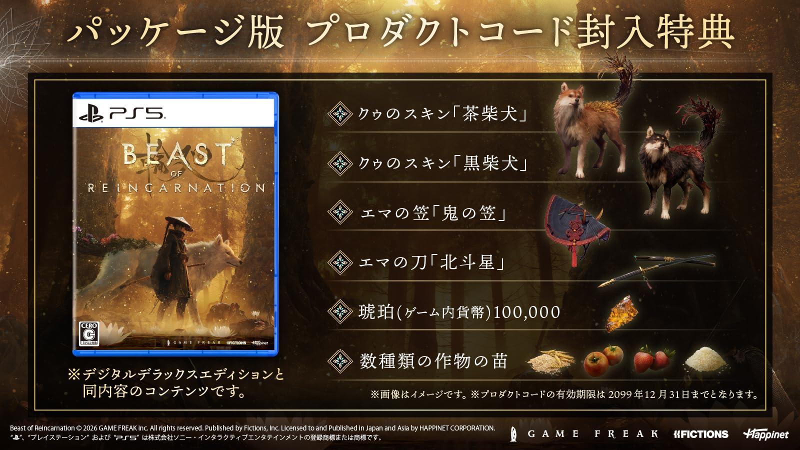 Amazon.co.jp: Beast of Reincarnation -PS5 【特典】プロダクトコード
